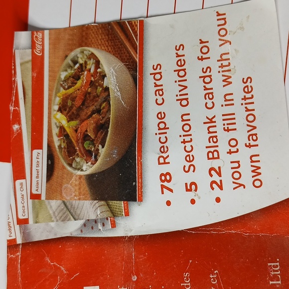 Coca-Cola Recipe Card Collection 78 Recipe Cards. - Picture 8 of 14